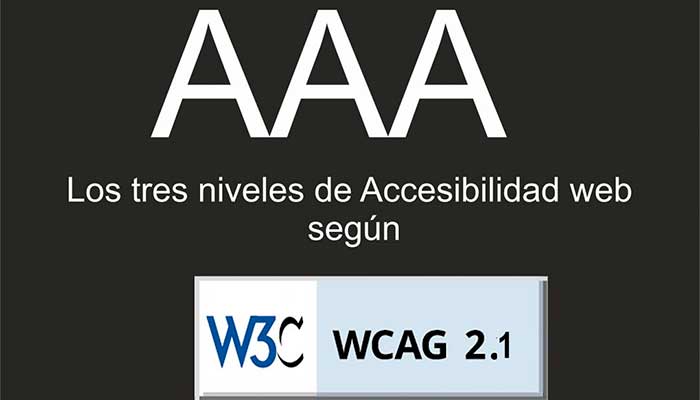 Niveles de accesibilidad WCAG